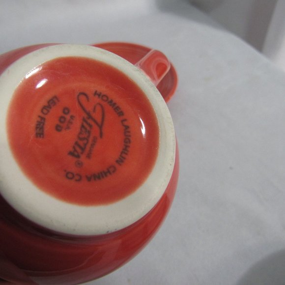 FIESTAWARE TEA CUP AND SAUCER - Picture 5 of 7